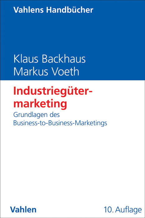 Industrieg&uuml;termarketing - Klaus Backhaus, Markus Voeth