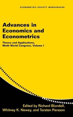 Advances in Economics and Econometrics: Volume 1