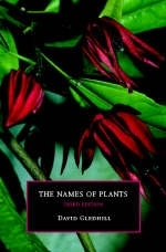 The Names of Plants - David Gledhill