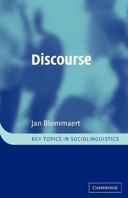 Discourse - Jan Blommaert