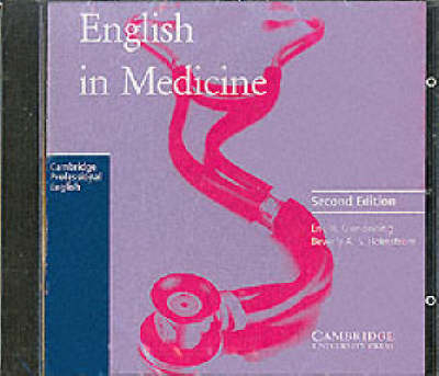 English in Medicine Audio CD - Eric H. Glendinning, Beverly A. S. Holmstr&ouml;m