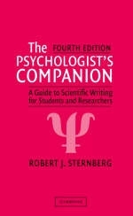 The Psychologist's Companion - Robert J. Sternberg