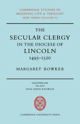 Secular Clergy Diocese Lincoln - Margaret Bowker