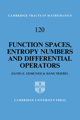 Function Spaces, Entropy Numbers, Differential Operators - D. E. Edmunds, H. Triebel