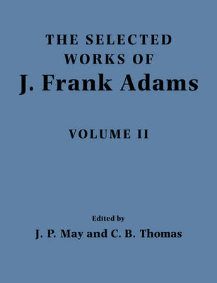 The Selected Works of J. Frank Adams