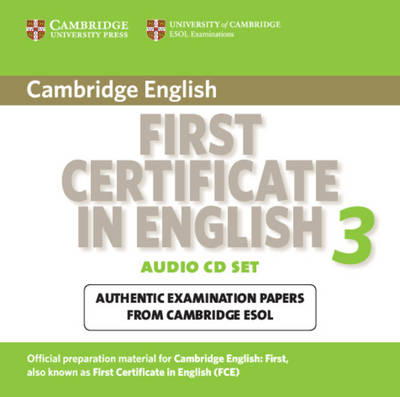 Cambridge First Certificate in English 3 for Updated Exam Audio CDs (2) -  Cambridge ESOL