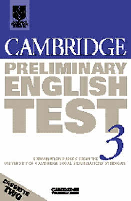 Cambridge Preliminary English Test 3 Audio Cassette Set (2 Cassettes) -  University of Cambridge Local Examinations Syndicate