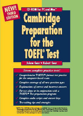 Cambridge Preparation for the TOEFL&reg; Test CD-ROM - Jolene Gear, Robert Gear
