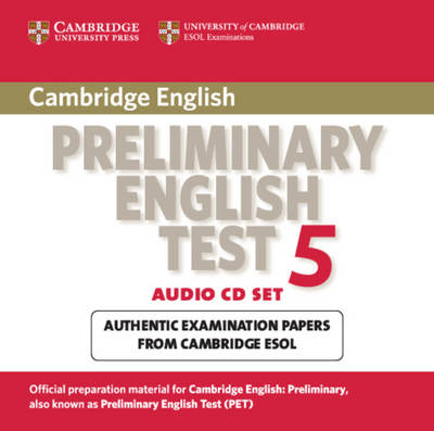 Cambridge Preliminary English Test 5 Audio CD Set (2 CDs) -  Cambridge ESOL