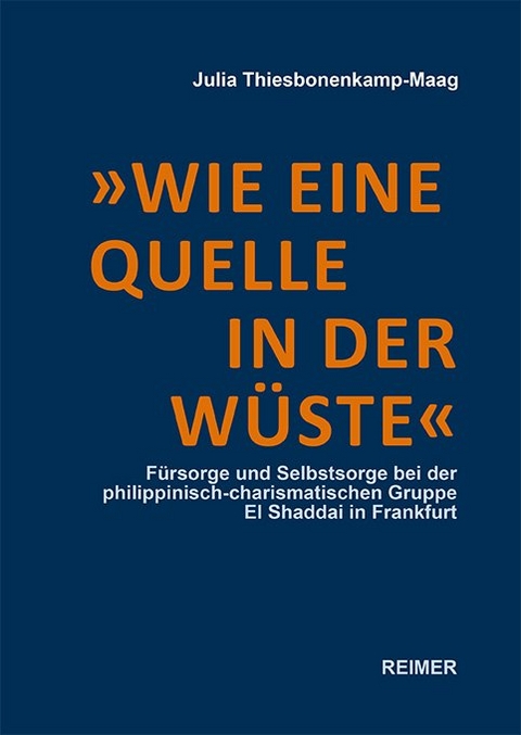 'Wie eine Quelle in der W&uuml;ste' - Julia Thiesbonenkamp-Maag
