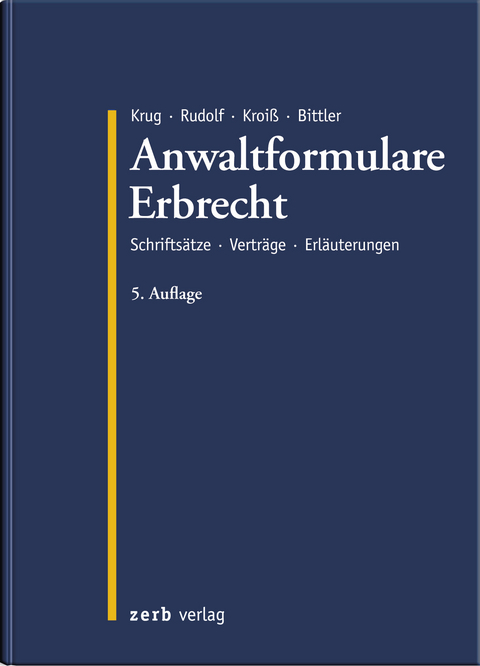 Anwaltformulare Erbrecht