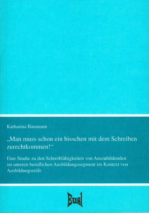 "Man muss schon ein bisschen mit dem Schreiben zurechtkommen" - Katharina Baumann