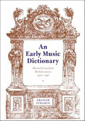 An Early Music Dictionary - 