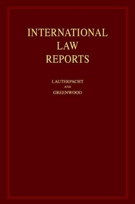 International Law Reports Set 190 Volume Hardback Set