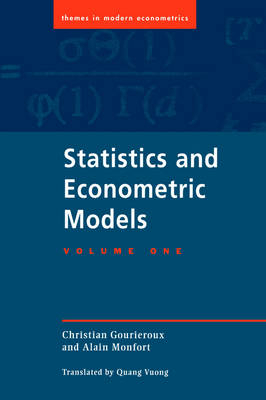 Statistics and Econometric Models