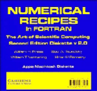 Numerical Recipes in FORTRAN 77 Macintosh Diskette Version 2.0