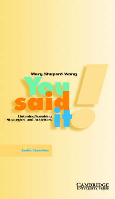 You Said It! Audio Cassette - Mary Shepard Wong