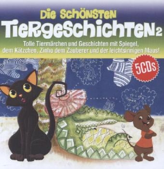 Die schönsten Tiergeschichten. Tl.2, 5 Audio-CDs -  Various