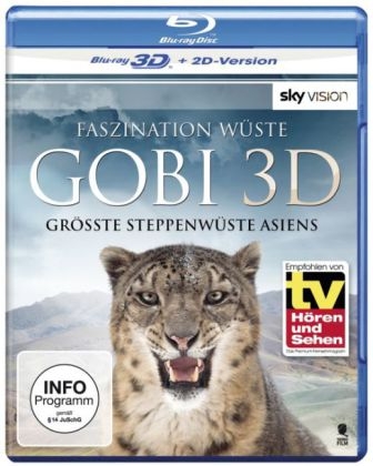 Faszination W&uuml;ste: Gobi 3D, 1 Blu-ray