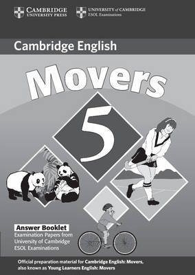 Cambridge Young Learners English Tests Movers 5 Answer Booklet -  Cambridge ESOL