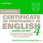 Cambridge Certificate of Proficiency in English 4 Audio CD Set (2 CDs) -  Cambridge ESOL