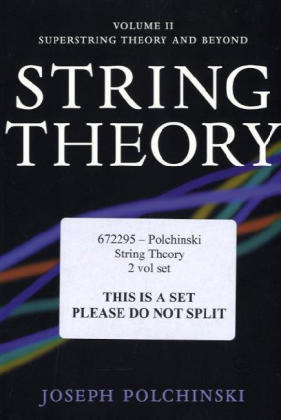 String Theory 2 Volume Set - Joseph Polchinski