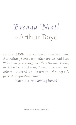 Brenda Niall on Arthur Boyd - Brenda Niall