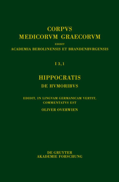 Hippocratis De humoribus - 
