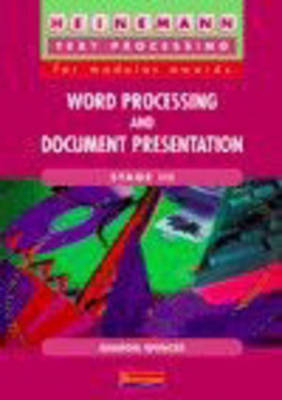 Word Processing and Document Presentation Stage III