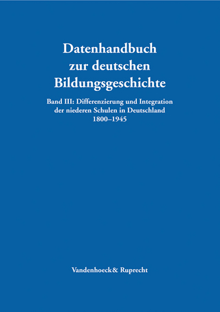 Differenzierung und Integration der niederen Schulen in Deutschland 1800–1945