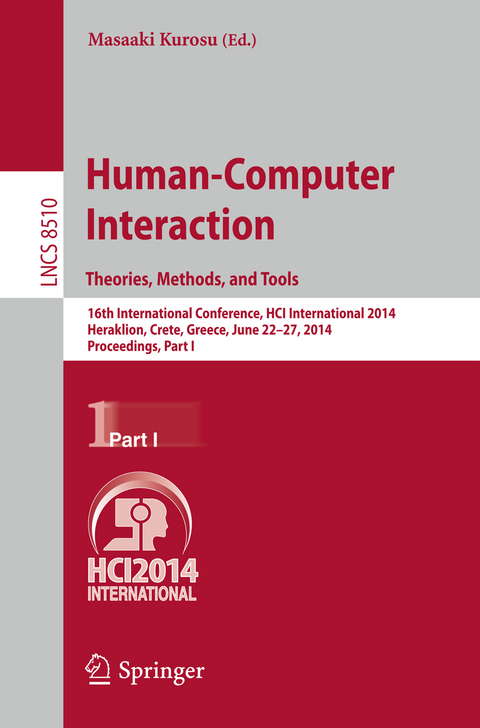 Human-Computer Interaction. Theories, Methods, and Tools - 