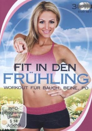 Fit in den Fr&uuml;hling - Workout f&uuml;r Bauch, Beine, Po, 3 DVDs
