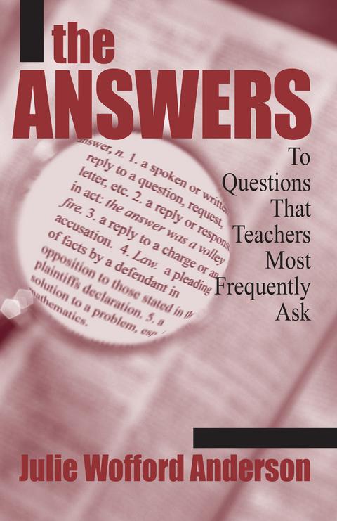 Answers -  Julie Wofford Anderson
