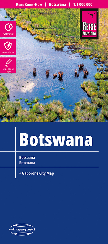 Reise Know-How Landkarte Botswana (1:1.000.000)