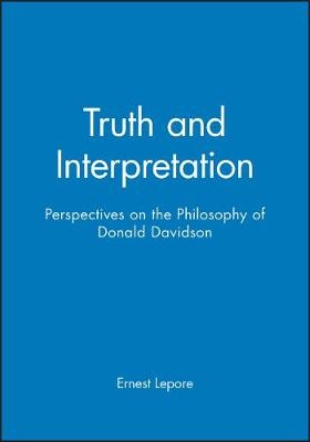 Truth and Interpretation - Ernest LePore