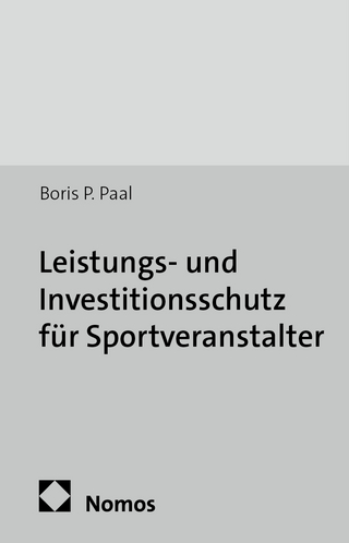 Leistungs- und Investitionsschutz für Sportveranstalter