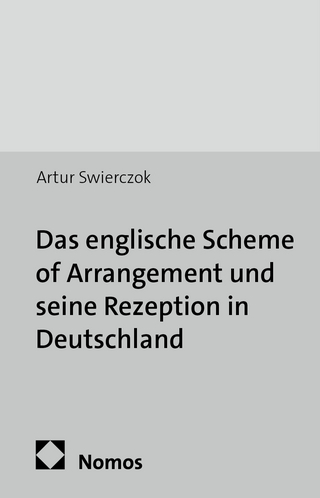 Das englische Scheme of Arrangement und seine Rezeption in Deutschland