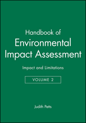 Handbook of Environmental Impact Assessment, Volume 2 - 