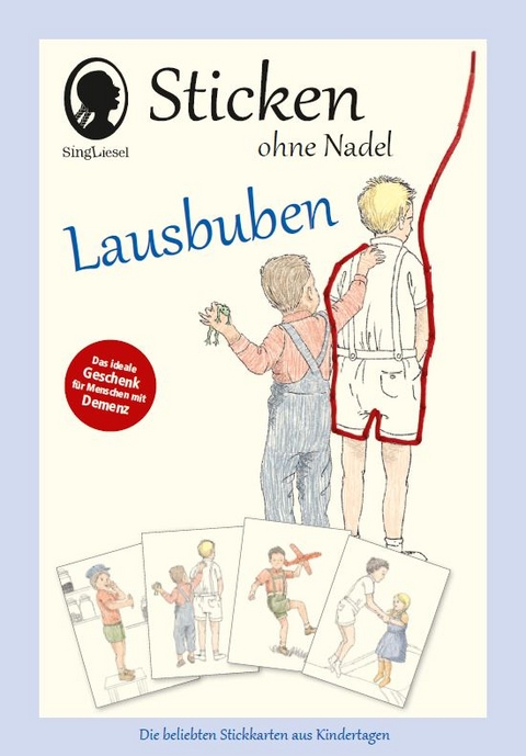 Sticken ohne Nadel "Lausbuben"