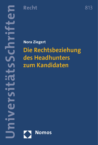 Die Rechtsbeziehung des Headhunters zum Kandidaten
