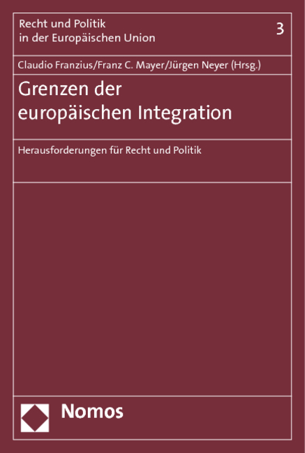 Grenzen der europ&auml;ischen Integration - 