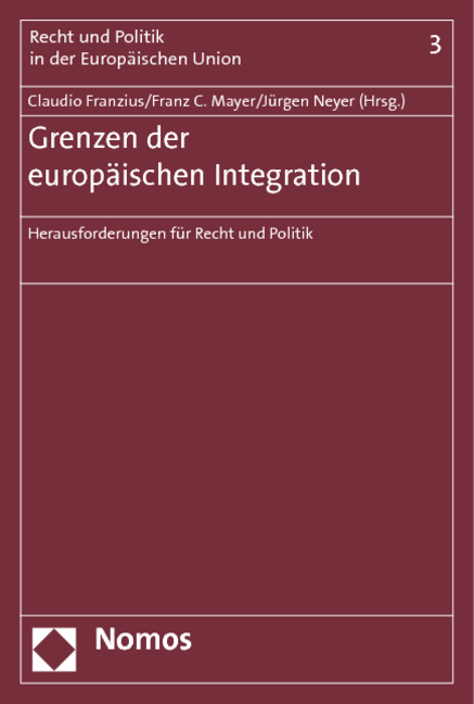Grenzen der europäischen Integration - 