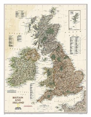 Britain And Ireland Executive Tubed Map