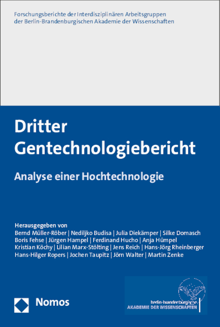 Dritter Gentechnologiebericht - 