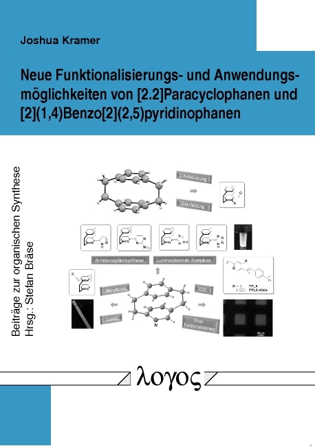Neue Funktionalisierungs- und Anwendungsm&ouml;glichkeiten von [2.2]Paracyclophanen und [2](1,4)Benzo[2](2,5)pyridinophanen - Joshua Kramer