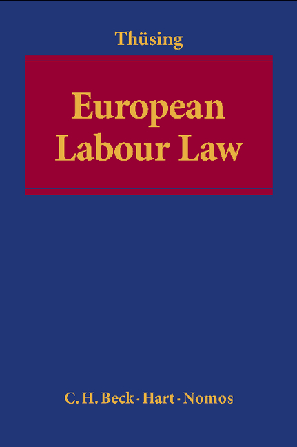 European Labour Law - Gregor Th&uuml;sing