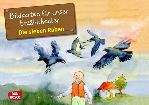 Die sieben Raben, Kamishibai Bildkartenset - Jacob Grimm, Wilhelm Grimm