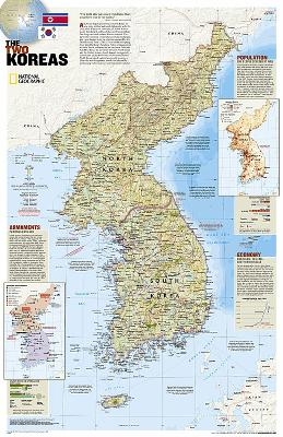 North Korea/south Korea, The Forgotten War, 2 Sided, Tubed
