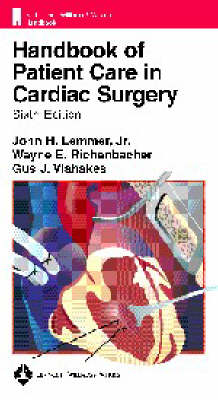 Handbook of Patient Care in Cardiac Surgery