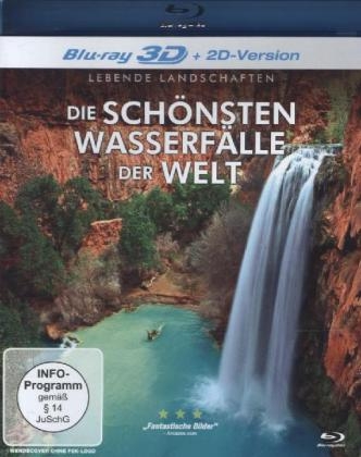 Die sch&ouml;nsten Wasserf&auml;lle der Welt 3D, 1 Blu-ray